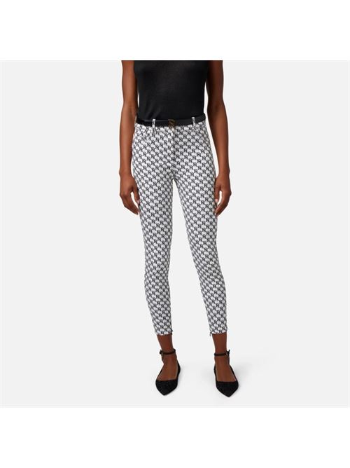 Pantalone in doppio crepe stertch ELISABETTA FRANCHI | PA02041E2.E84